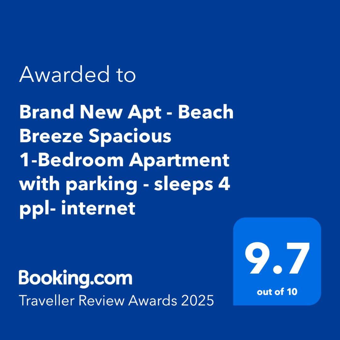 Brand New Apt - Beach Breeze Spacious 1-Bedroom Apartment With Parking - Sleeps 4 Ppl- Internet Bournemouth Exteriér fotografie